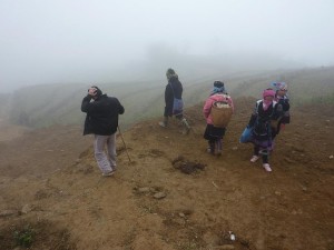 trail out of Sapa, Vietnam